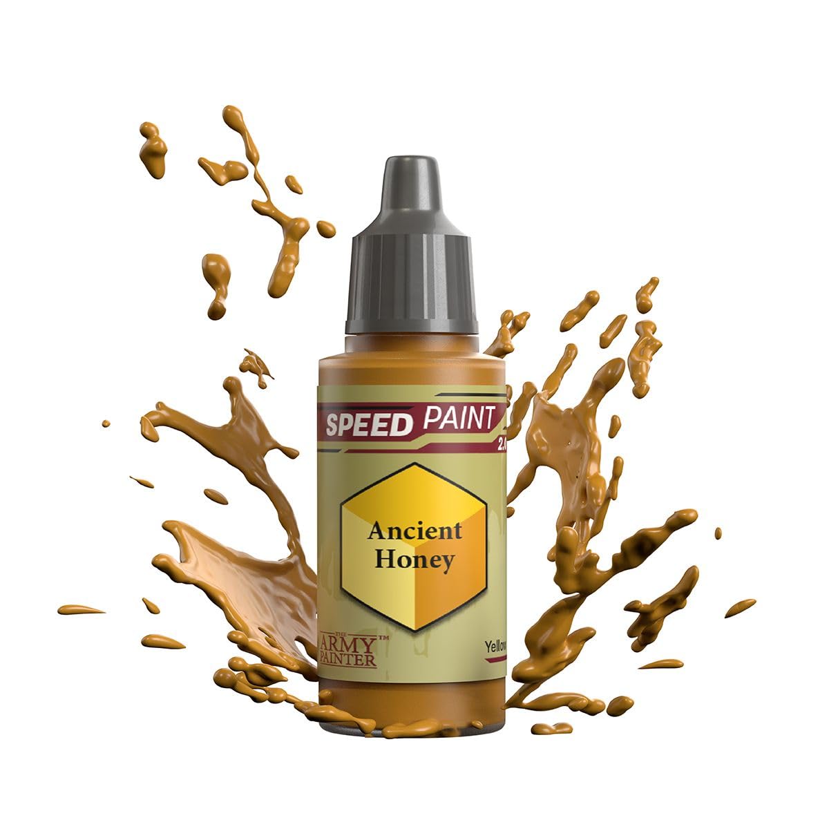 The Army Painter Speedpaint Ancient Honey 2.0, Single Acrylic Paint 18ml One-coat Painting Soloution For Fantasy Tabletop Miniatures Like Warhammer 40k and Dungeons And Dragons Figures