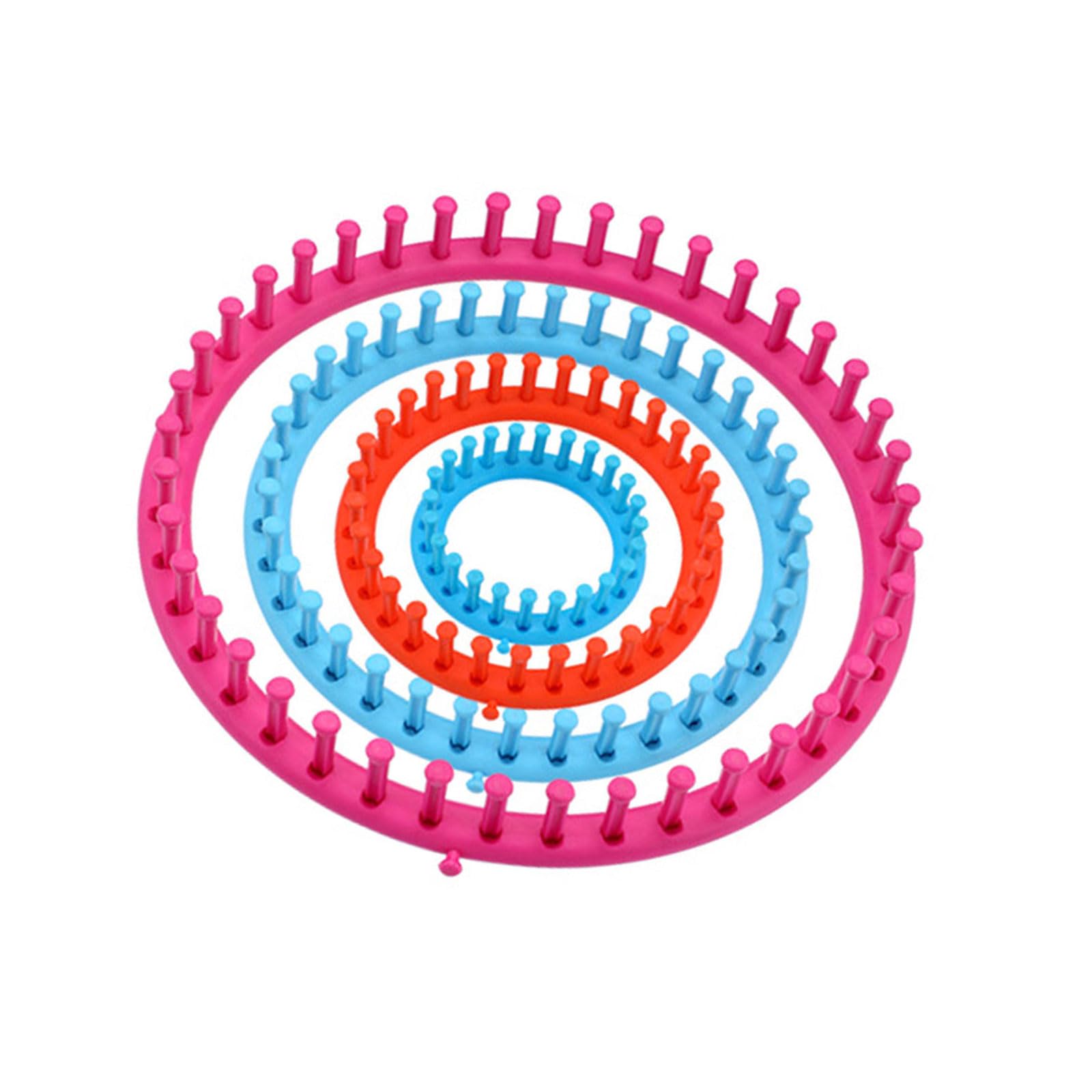 Outil de tricot pour chapeaux tricotés et écharpes faites main avec cadre rectangulaire de loisir