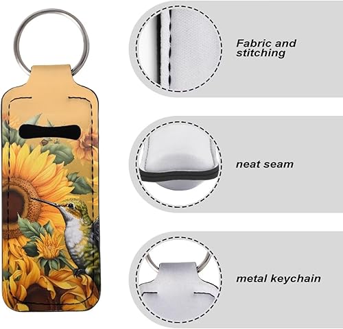 Vista 18 de doginthehole Chapstick - Llavero con clip y funda de neopreno para bálsamo labial