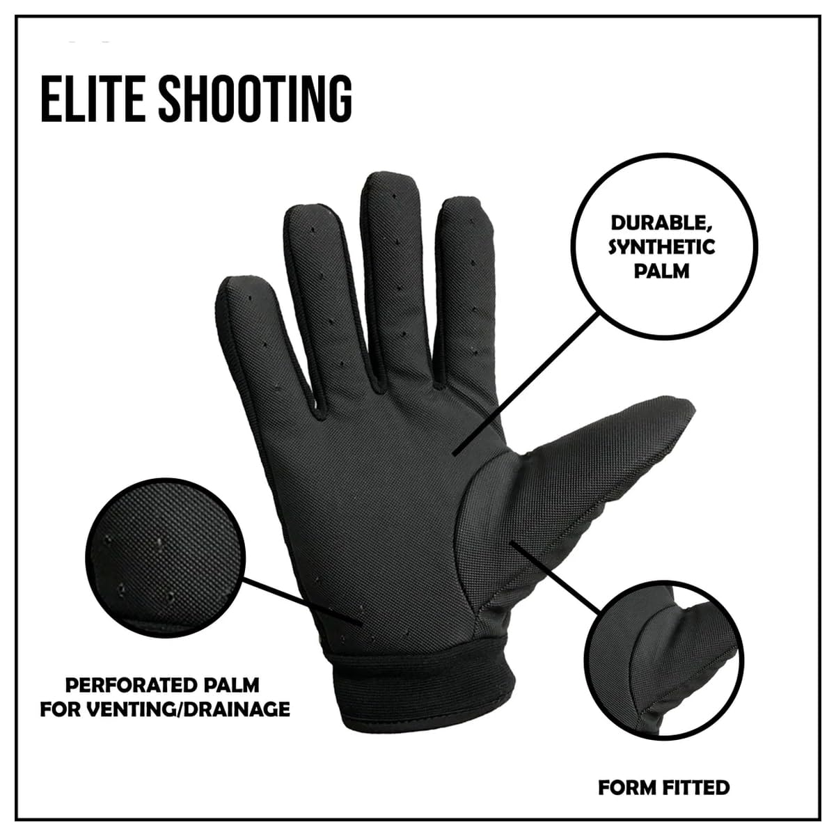 Glacier Glove Lightweight Shooting Glove, Realtree , X-Large