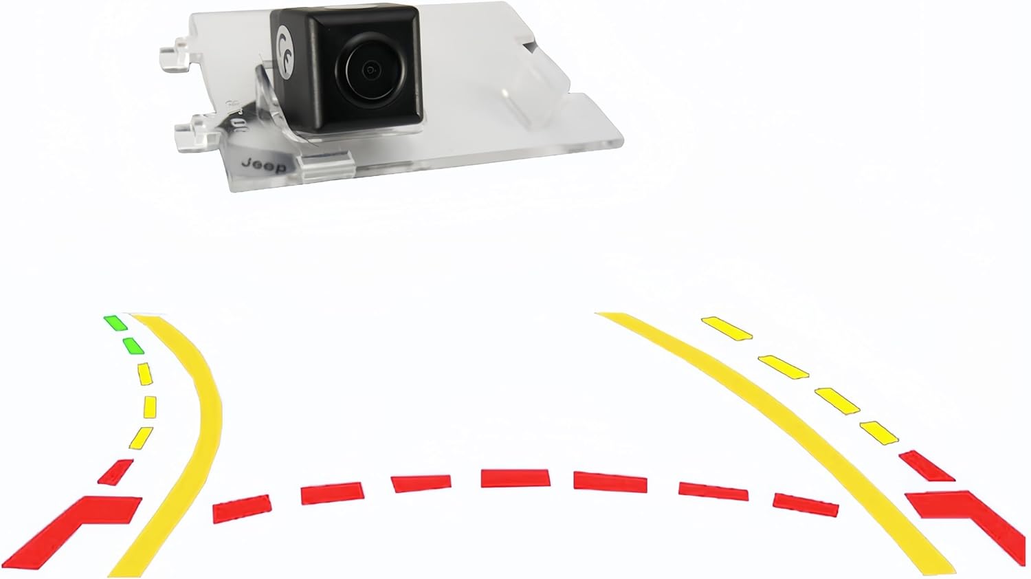 for Jeep Patriot 2011~2015 Car Rear View Dynamic Trajectory Camera Back Up Reverse Parking Camera/Plug Directly, CY-G-0041