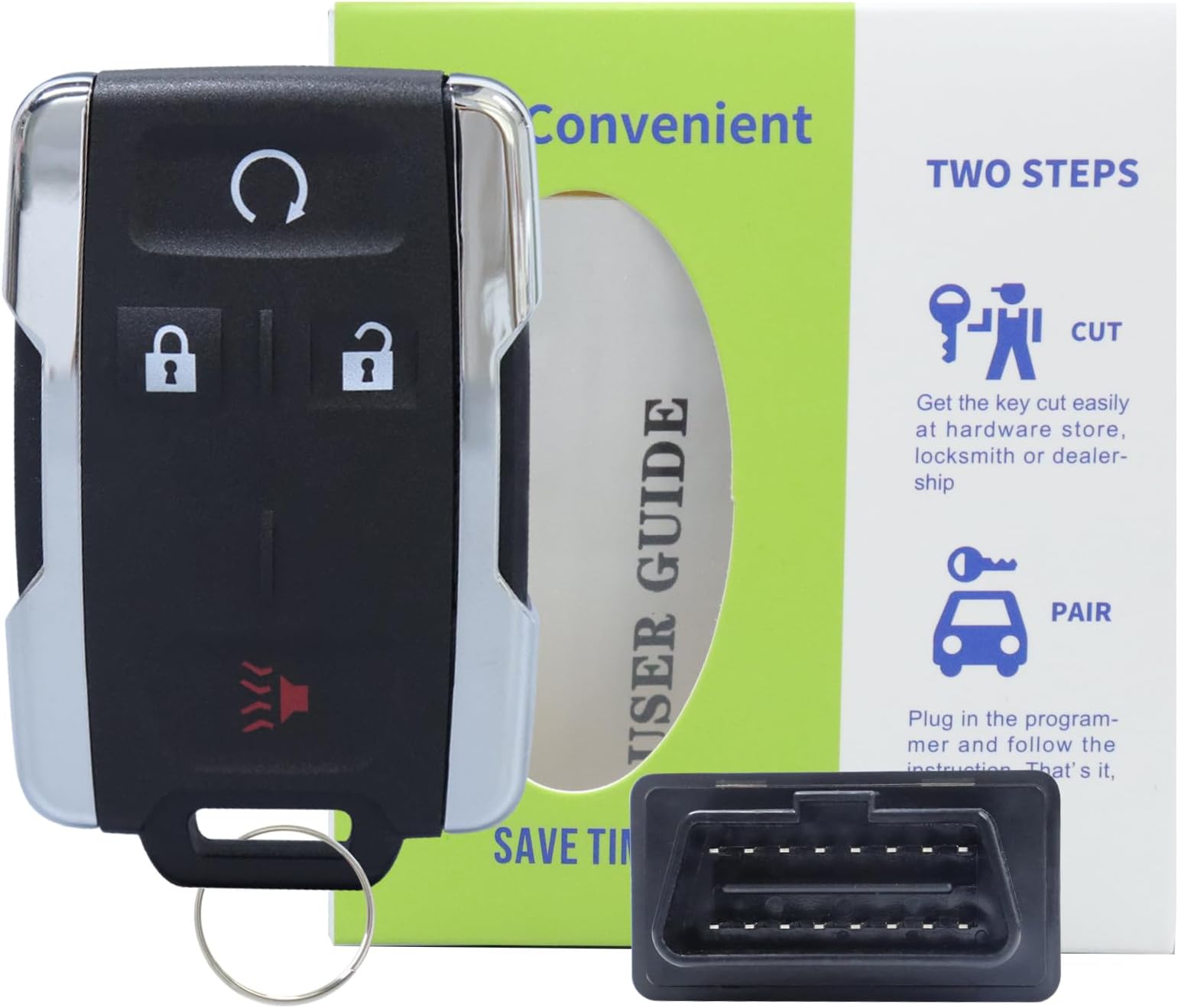 Yuksood OBD Key Programmer & Key Fob,Keyless Entry Remote