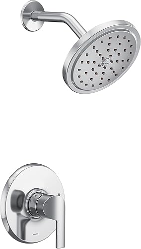 Miniatura 2 de Moen UTS2202EP Doux Collection M-CORE 2-Series - Juego de molduras de ducha con 1 mango, requiere válvula, cromado