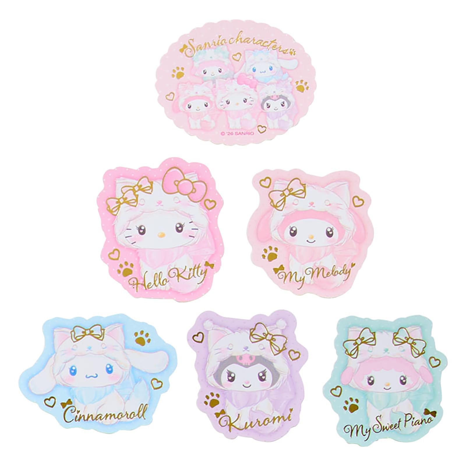 Amazon | サンリオ(SANRIO) ステッカーセット（ミルキーこねこ