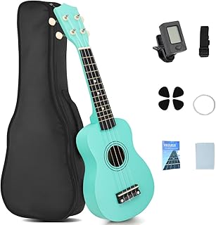 Ukulele violao acustico 4 string guitar with store bag (21in)