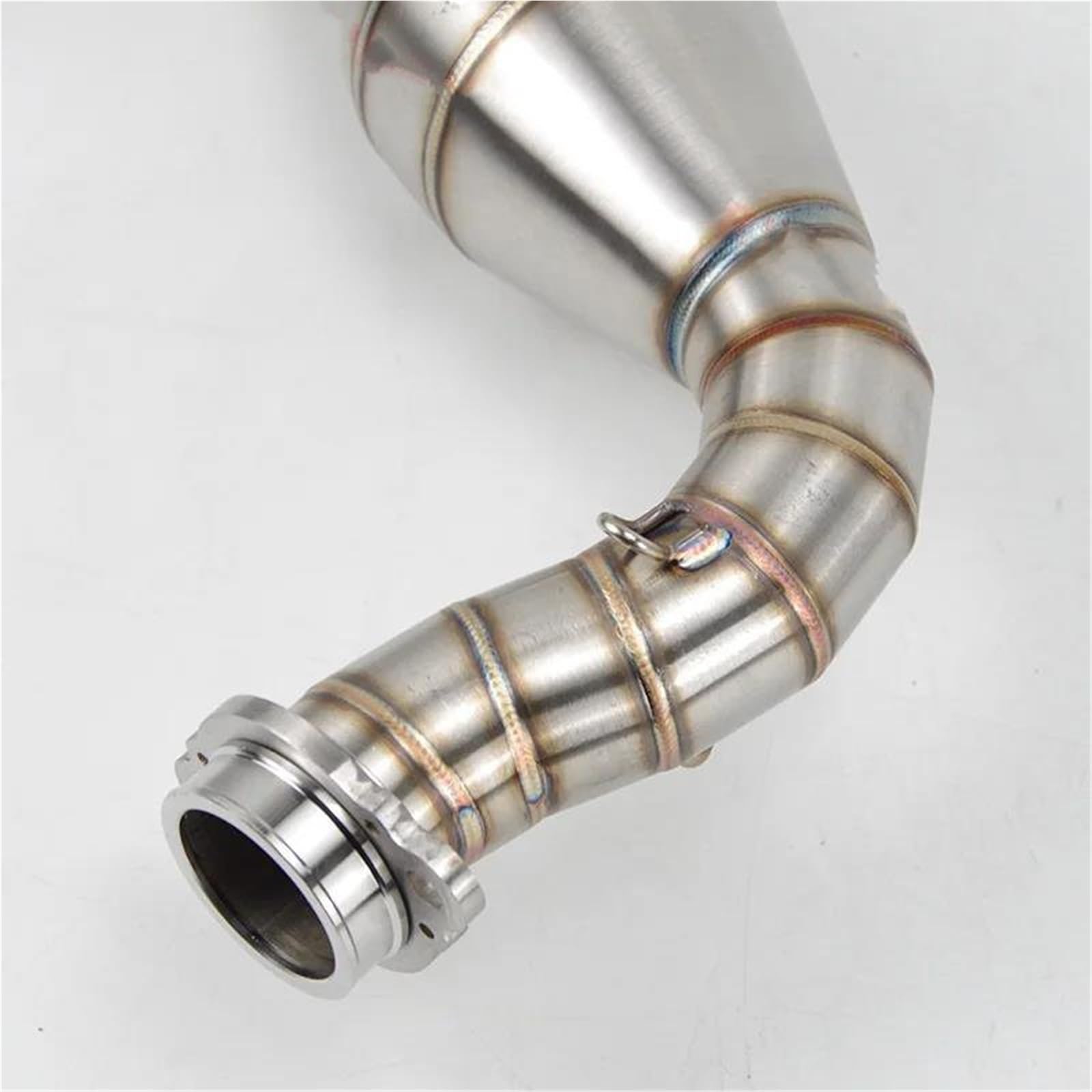 Sistema de Escape Conector De Colector De Escape para Motocicleta Silenciador De 51mm Conector Codo Escape Tubo De Bajada para B&MW G310GS G310R 2017 2018