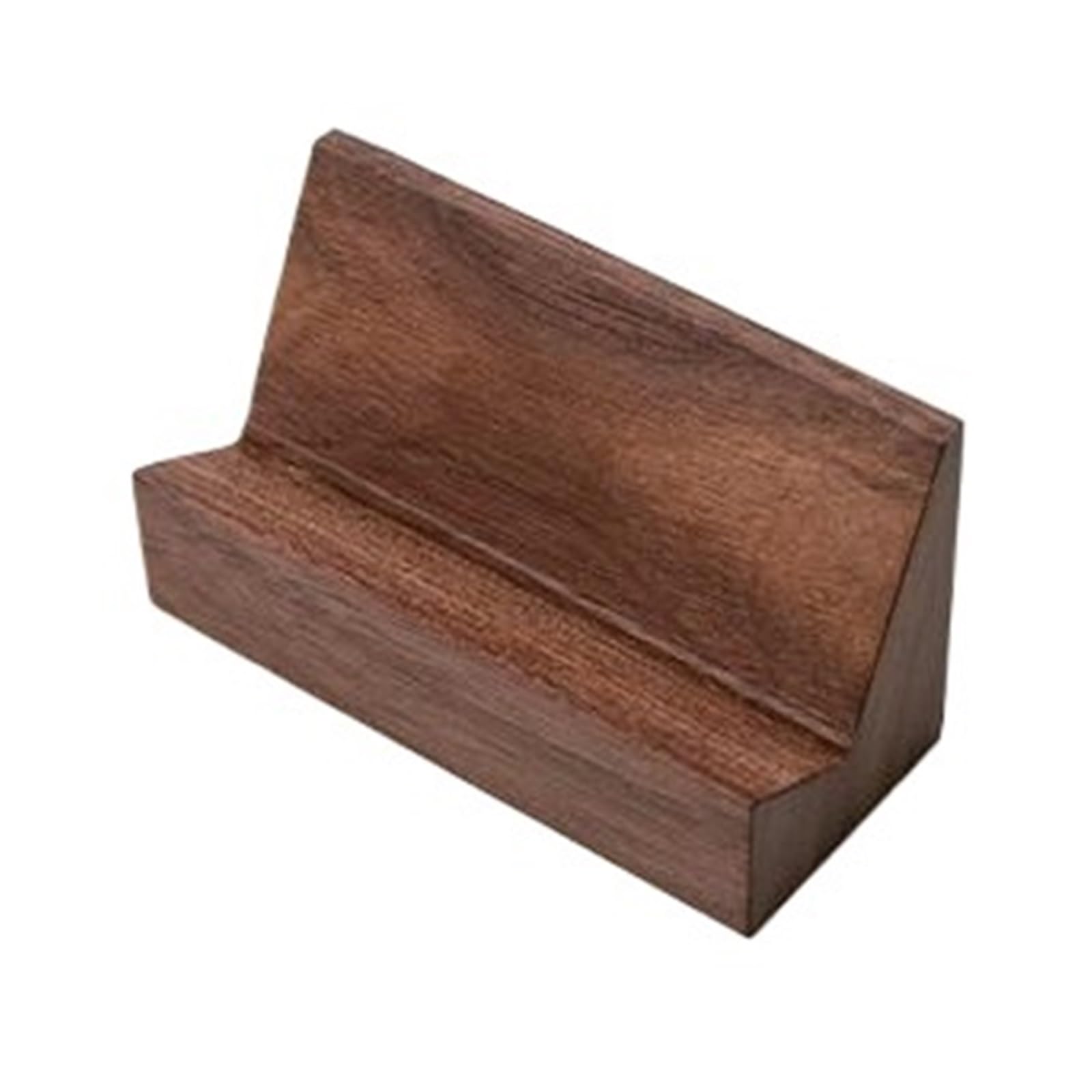 Mhbdfsxz Bruin Card Holder Event Conference Wood Desktop Business Card Holder For Desk Display Stand For Office Suitable Office Exhibition Home(Bruin)