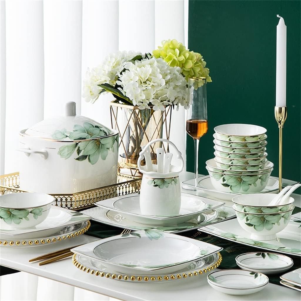 Ev Tipi İskandinav Yemek Takımı Seramik Kemik &Ccedil;ini Sofra Takımı Ka