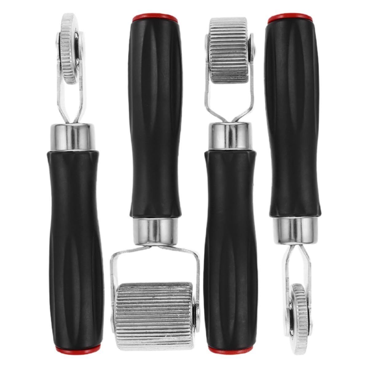 YARNOW 4 Piezas Herramienta para Reparación de Neumáticos Rodillo de Compactación Negro, Material Plástico y Hierro, Fácil para Mantenimiento Diario y Uso de Emergencia en Viajes al Aire