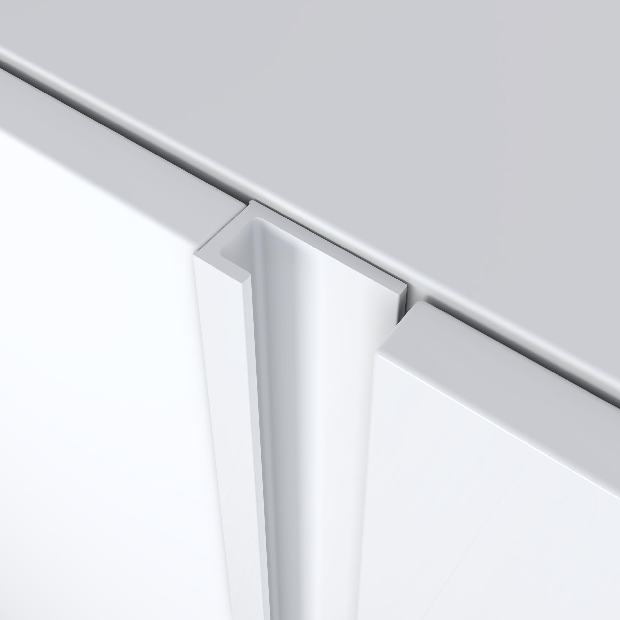 Skraut Home | Mueble TV | Muebles de salón, almacenaje | 315x61x35 cm | para televisión hasta 80" | Chimenea eléctrica XXL | Diseño Industrial | Estilo Moderno | Blanco y Roble Soft