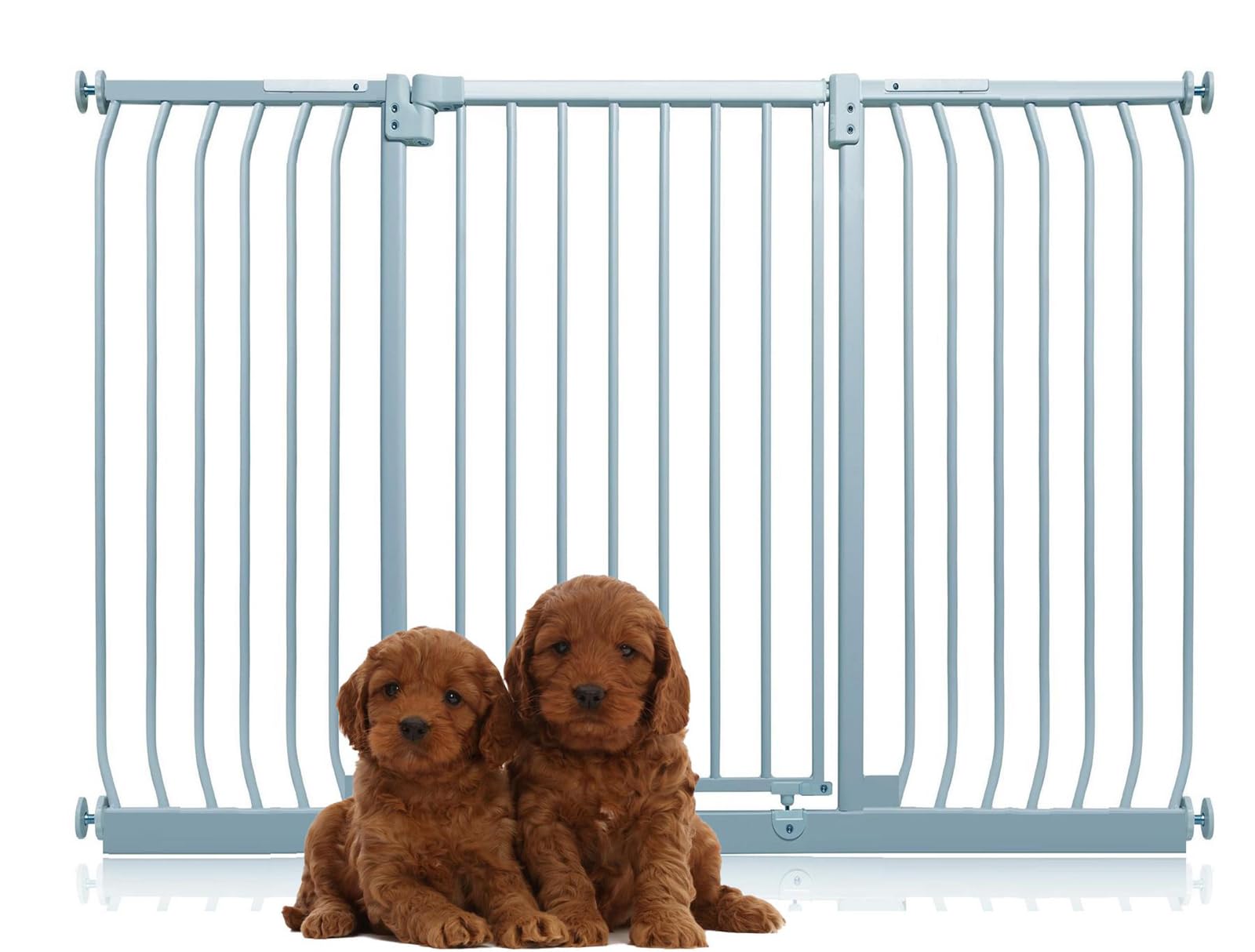 Bettacare Extra Tall Elite Dog Gate, 152cm - 161cm, Matt Grey, Extra Tall 100cm in Height, Pressure Fit Pet Gate for Dog and Puppy, Pet and Dog Barrier, Easy Installation