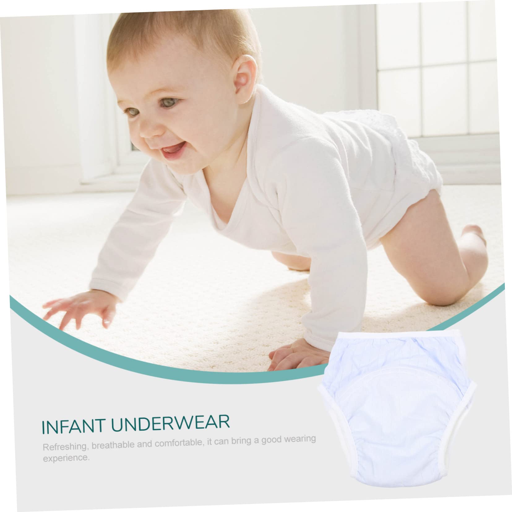 Toddmomy Infant Underpants Comfortable Training Pants Leakproof Washable Safe for Baby’s Skin Lightweight for Toddlers