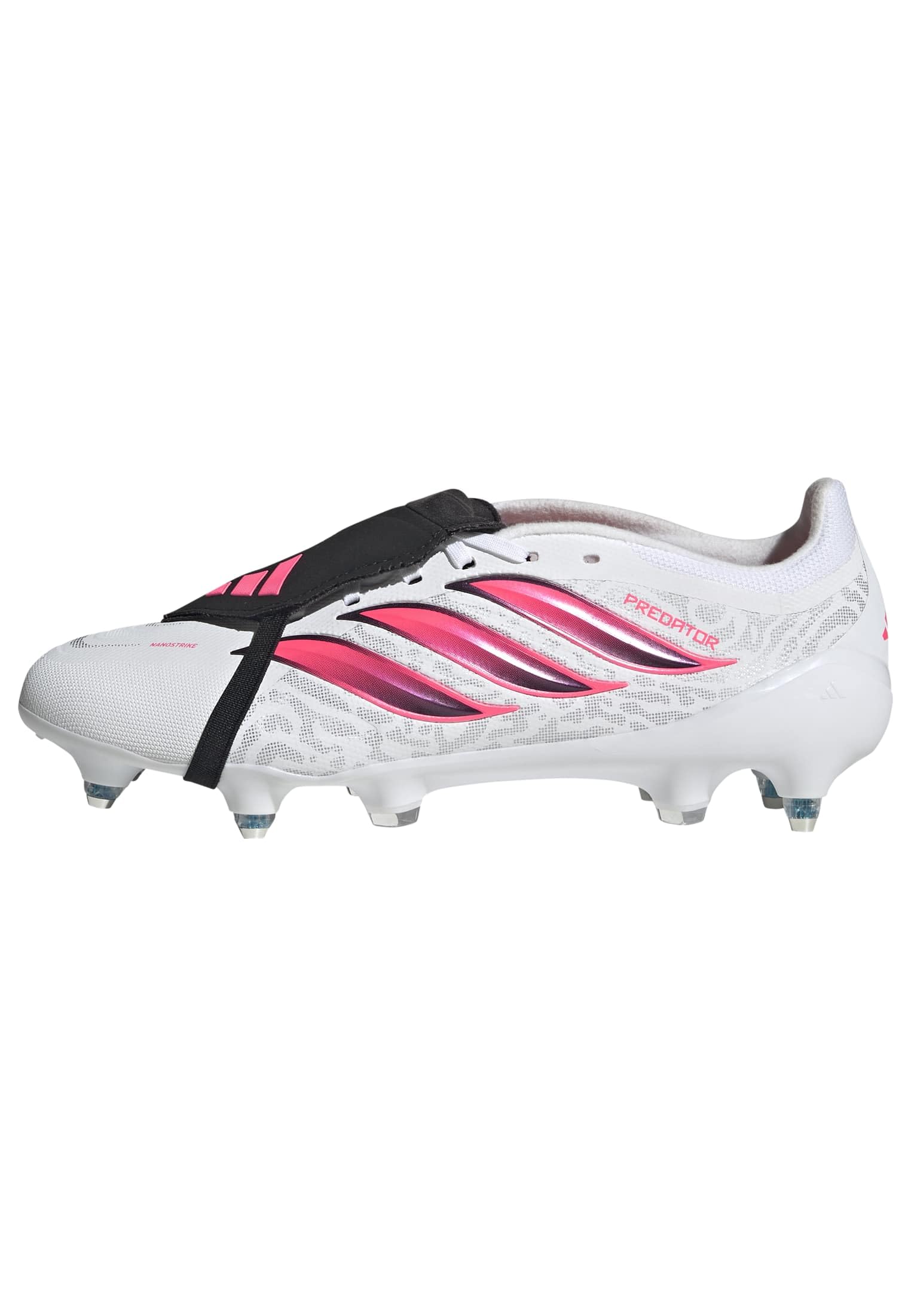 Adidas Men's White Predator Fold-Over Tongue League Soft Ground Football Boots in Size 9, Sports Direct