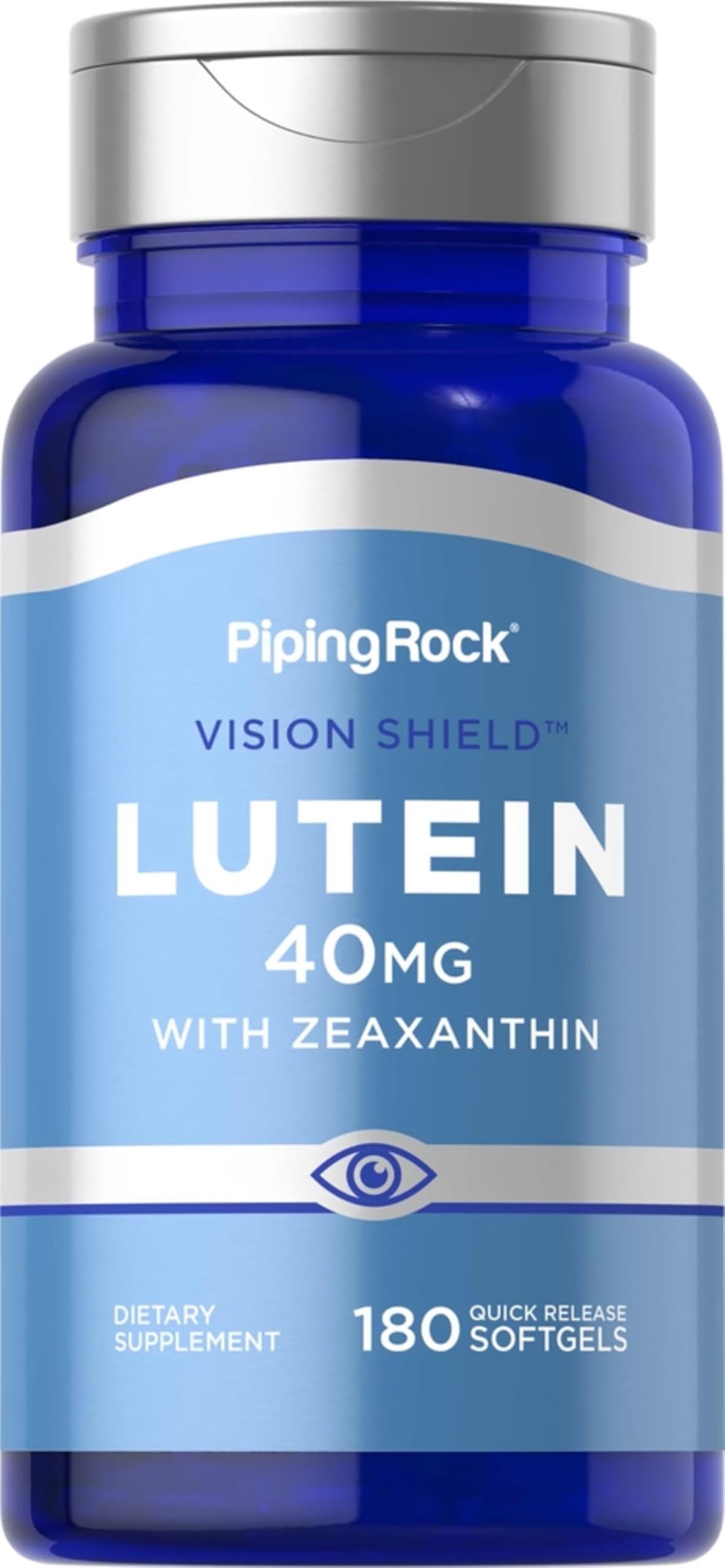 Piping Rock Lutein and Zeaxanthin Supplement | 40 mg | 180 Softgels