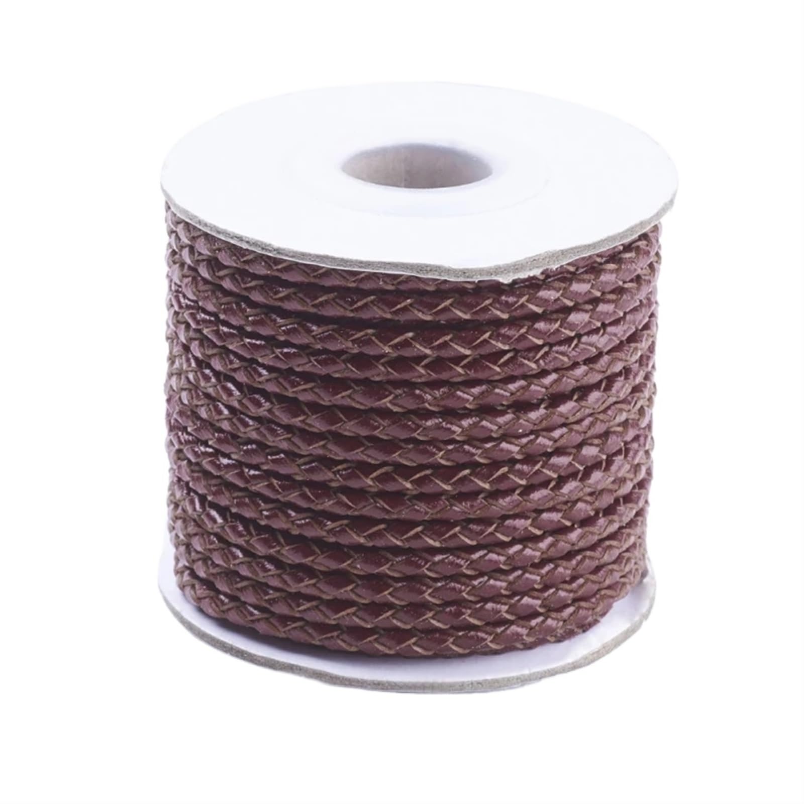 Cuerda de cuero trenzada de 10m y 3mm perfecta para diseñar collares únicos