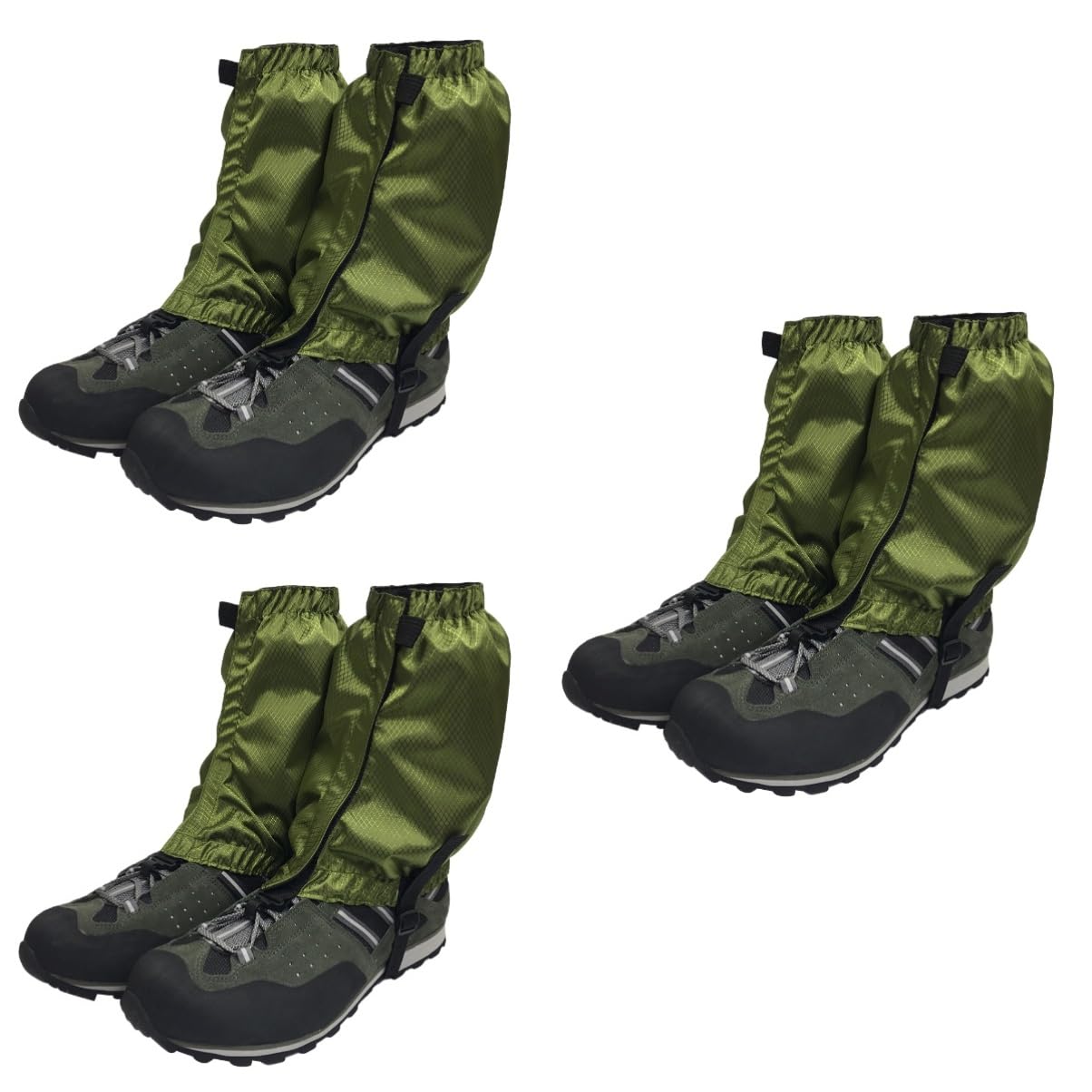 BESPORTBLE 3 Pares Polainas para Botas para Caminar Polainas De Serpiente Polainas para Botas De Montaña Polainas De Zapatos Leggins Anti Serpientes Botas De Nieve Botas De Esqui Impermeable