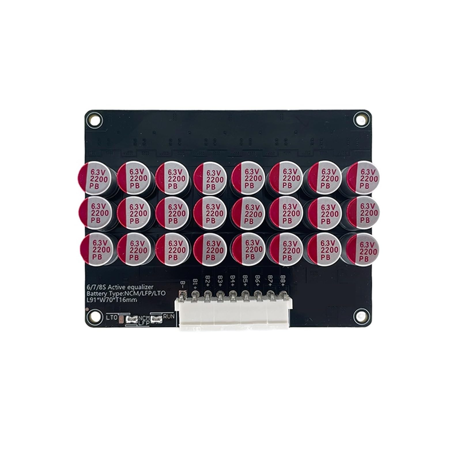 LDHJBNAC 5.5A 6S-8S Active Equalizer Balancer Cells Balancer Lifepo4 Lipo LTO Battery Energy Capacitor Lithium Pack Accessories