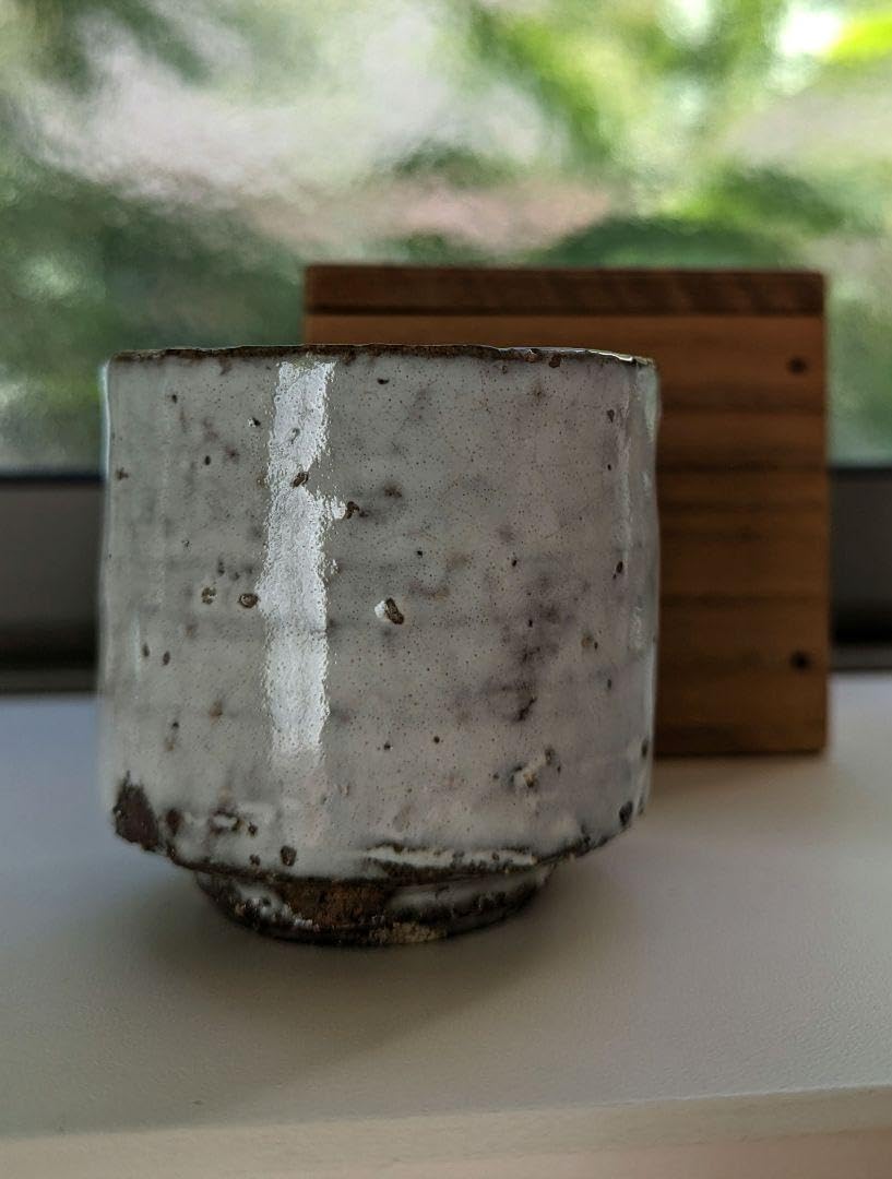 三輪栄造 荻焼 ぐい呑 共箱 【公式通販】