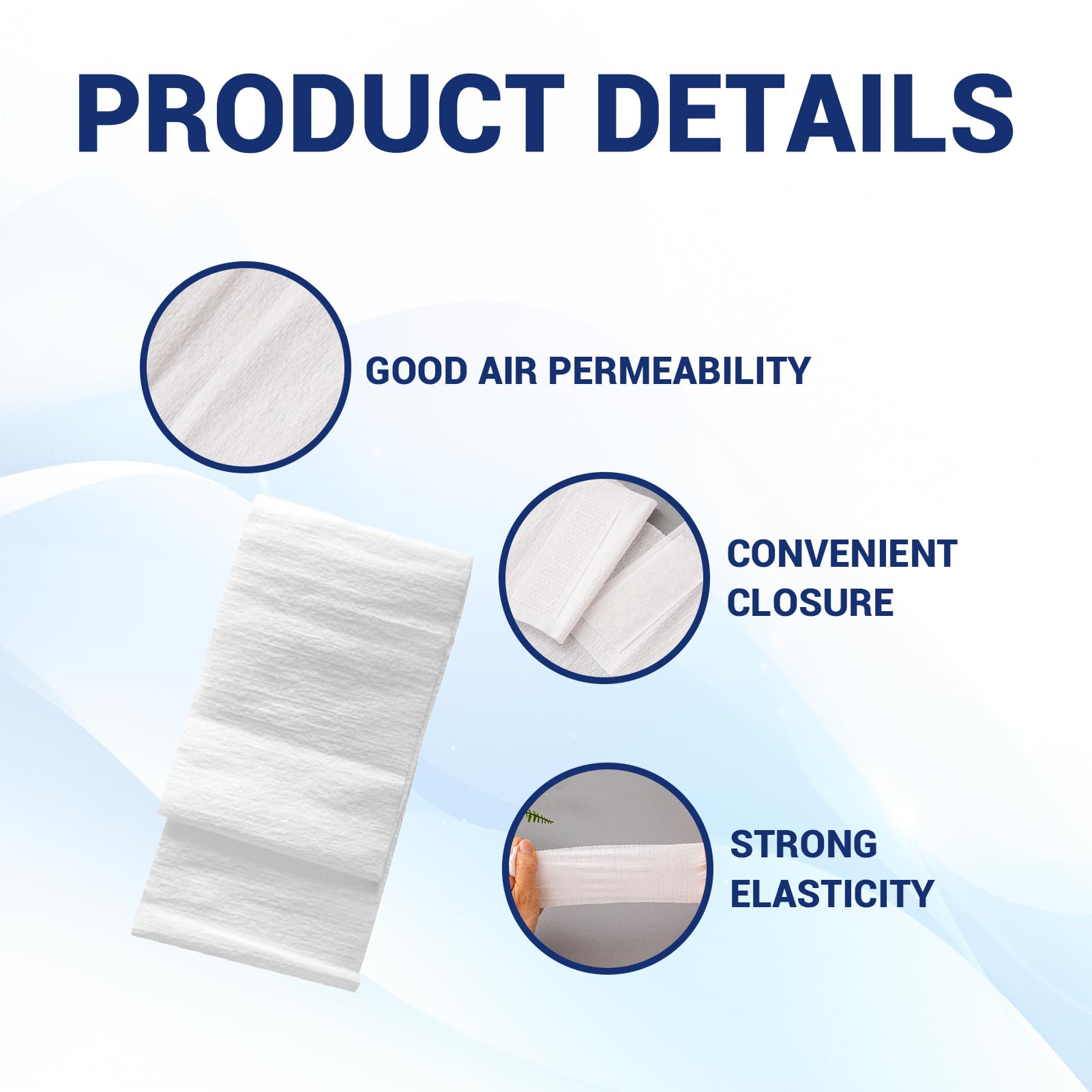 30PCS Disposable Headbands for Facials,Non-Woven Stretch Disposable Spa Headband for Beauty Enthusiasts,Soft Disposable Facial Headband,Suitable for Securing Hair During Facial,Makeup,Etc - Image 3