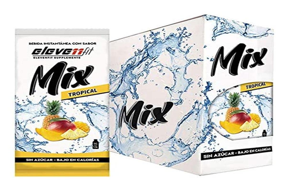 Eleven Fit Mix Instantáneo Sabor Sandia | Prepara 1.5L de Bebida Saludable, Sin Azúcar y Baja en Calorías | Ideal para Mezclar con Agua y Mejorar tu Dieta | Caja de 24 Sobres — view 4