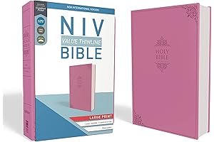 NIV Bible for Women, Large Print, Leathersoft, Pink, Comfort Print