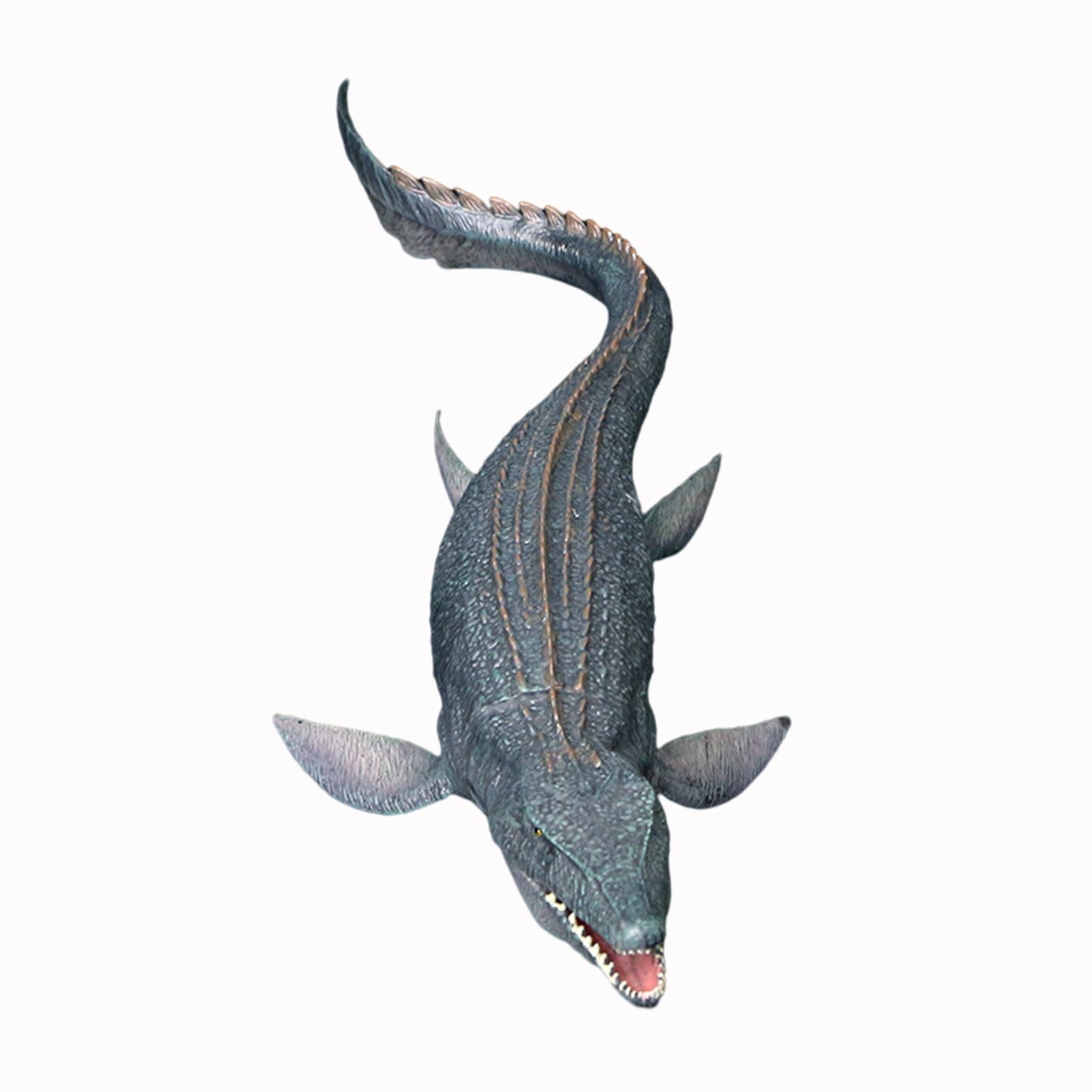 Mosasaurus Dinosaur Toy β 36 Cm PVC Wildlife Dinosaur Figurine | Realistic Movable Mouth Prehistoric Marine Creature | Ideal For Educational Play Collectors Party Decoration Birthday Presents