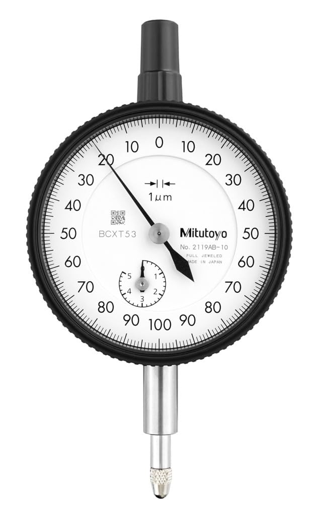 Mitutoyo 2119AB-10 Dial Indicator DG 0.001 Grad, 0-5mm Range