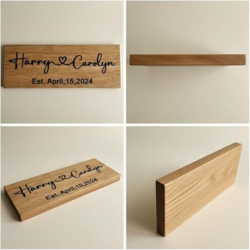 Miniatura 3 de Personalized Wooden Family Name Sign with Heart Custom Last Name Signs Home Wall Decor Retro House Decor Valentines Day Gift Wedding Gift