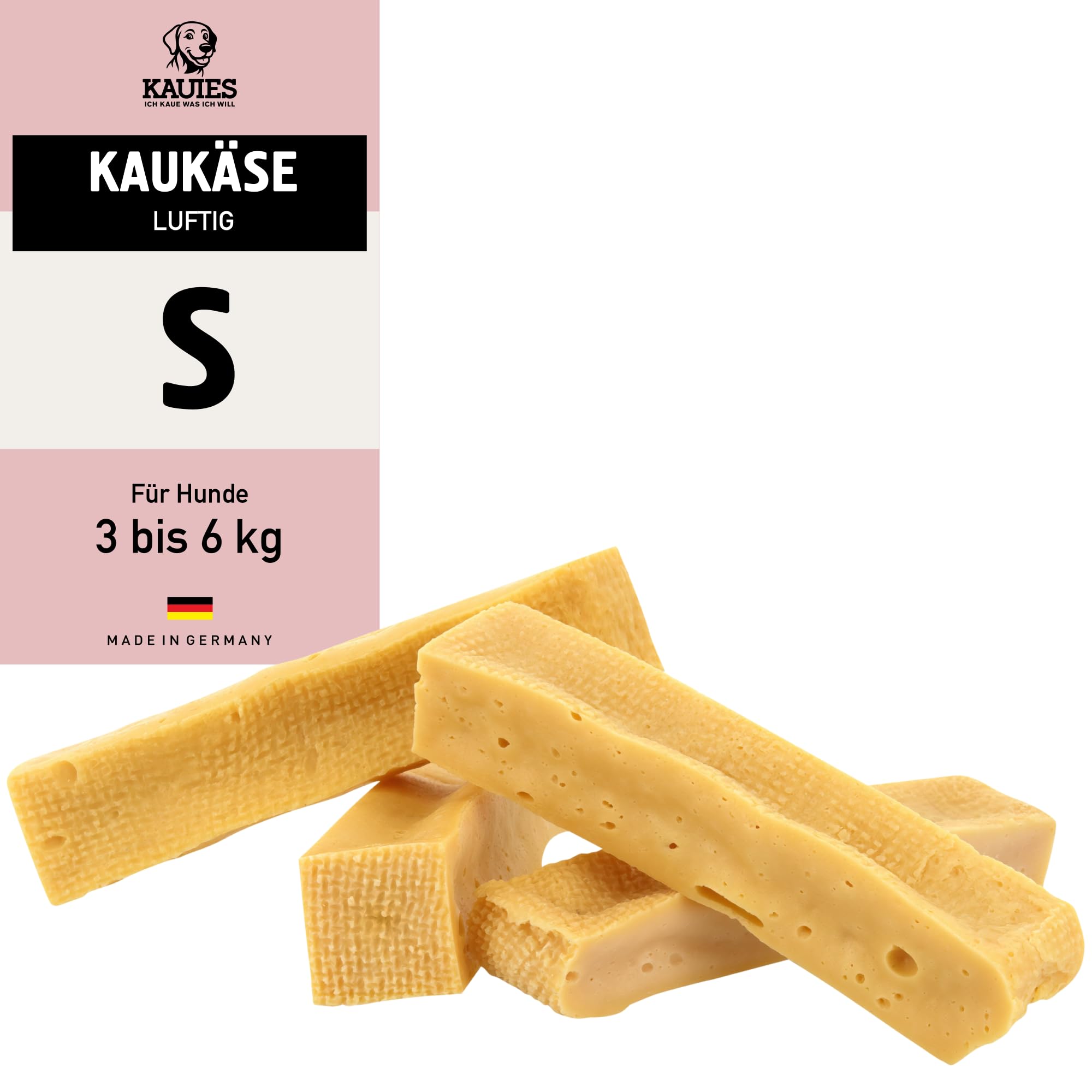 Kauies Hirschgeweih für Hunde ganz - Monoprotein, 100% natürlich, zuckerfrei und kalorienarm - Made in Germany, nachhaltig und tierversuchsfrei - Größe XS