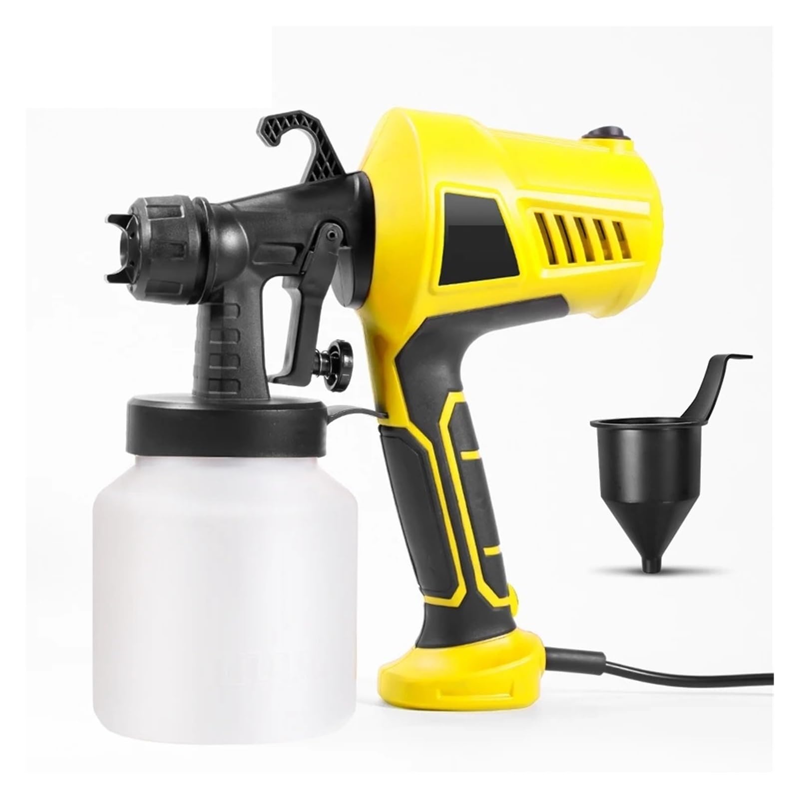 800ML Żółty elektryczny pistolet natryskowy Sterowanie Łatwy w użyciu Malarz natryskowy Narzędzie do zasilania Przepływ Malarz natryskowy Narzędzia do naprawy samochodów Malowanie DIY