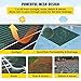 VEVOR Inground Pool Safety Cover 18' x 36' Rectangle with 4x8ft Center End Step, Safety Pool Covers Green Mesh, 15-Year Warranty, Triple Stitched, MAX Strength Winter Safety Cover for Children & Pets