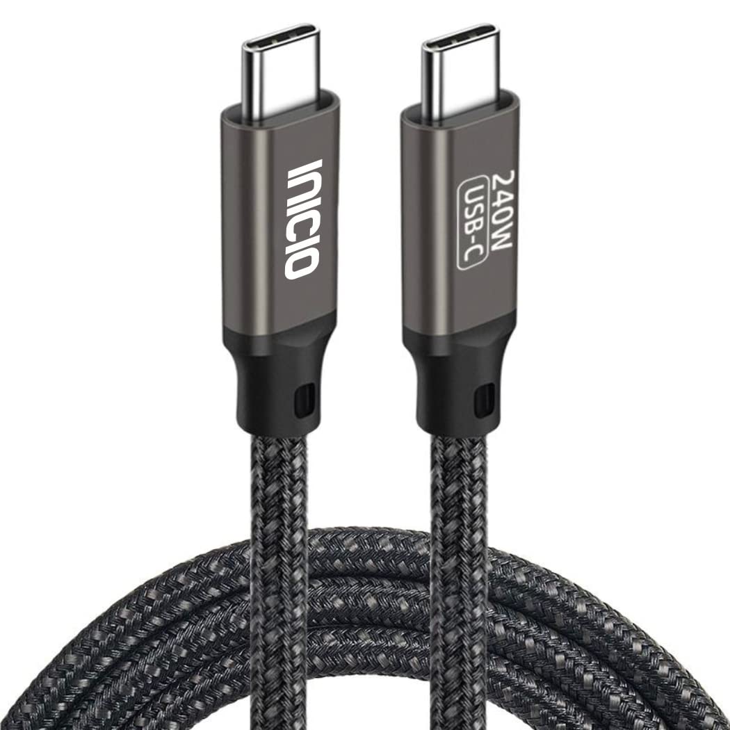 INICIO 240W USB-C To Type C Cable 2m PD3.1 140W 100W PD Fast Charging For MacBook Pro 16 14 Air 13 M1 M2 iPad XPS Spectre Envy Galaxy S23 S22 Ultra XPS Spectre Zenbook Pixel 7,Black (B098XRSCWM) Amazon Price History, Amazon Price Tracker