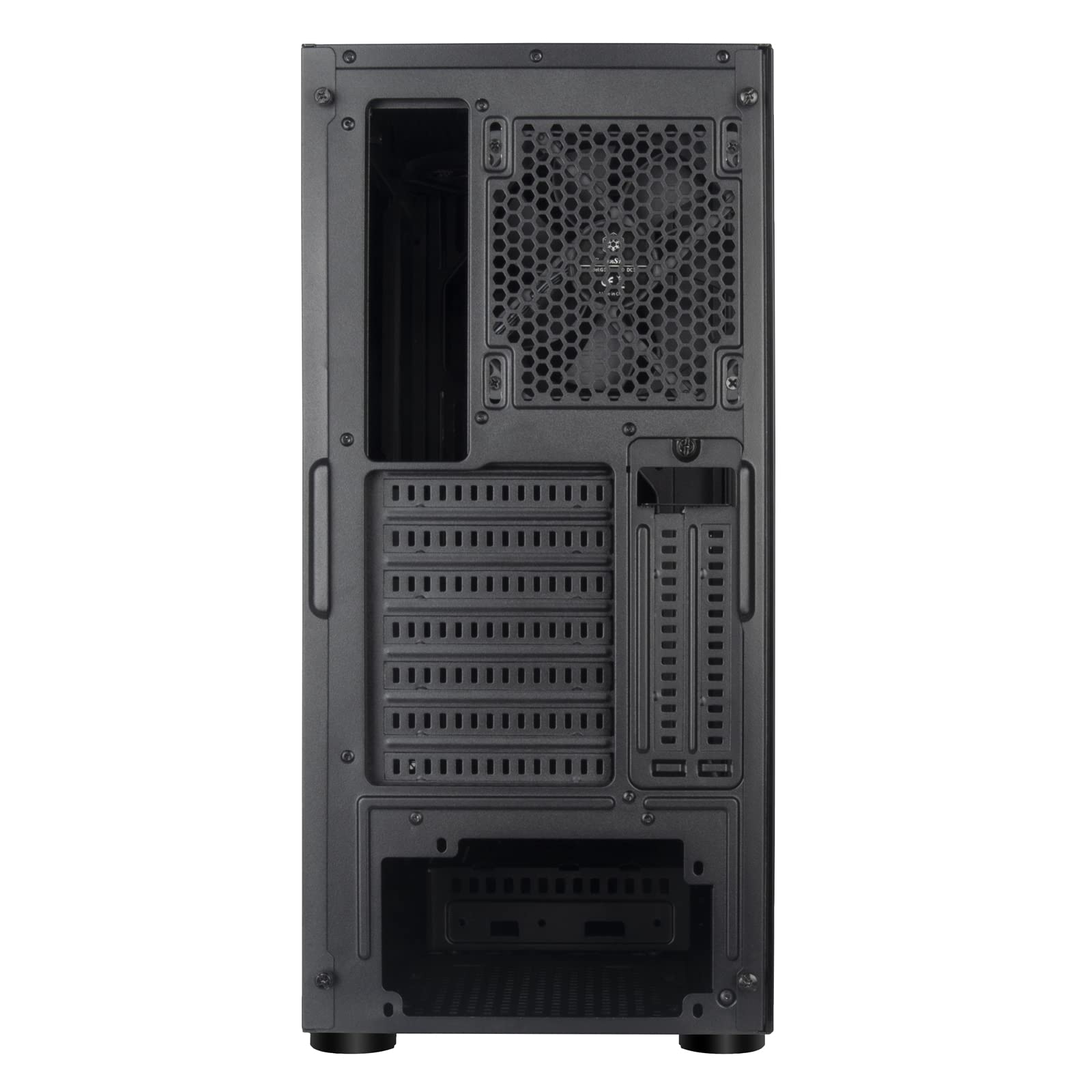 Silverstone FARA R1 V2- FARA R1-V2 Tower ATX case per computer, pannello frontale in rete, pannello laterale in vetro temperato, nero, SST-FAR1B-G-V2