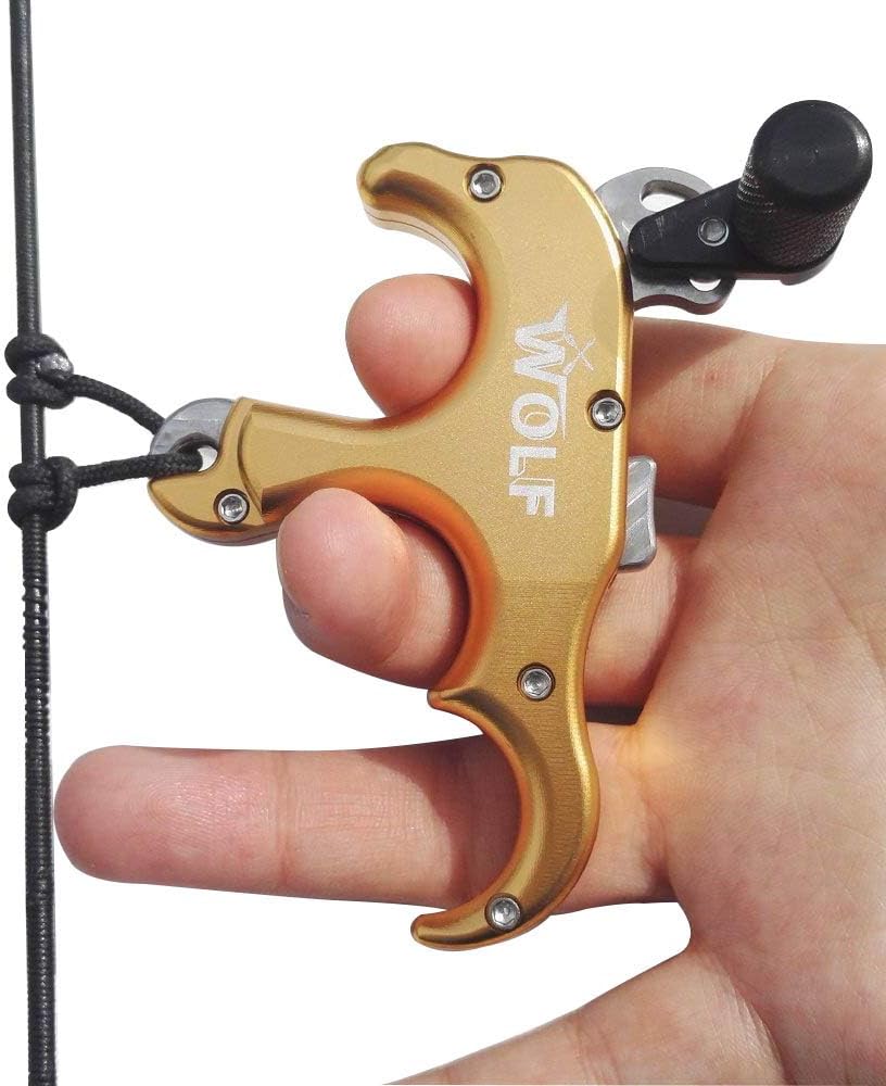 SHARROW Bow Release Automatic Release Aids Trigger 3 Finger Archery Release Compound Bow Accessories