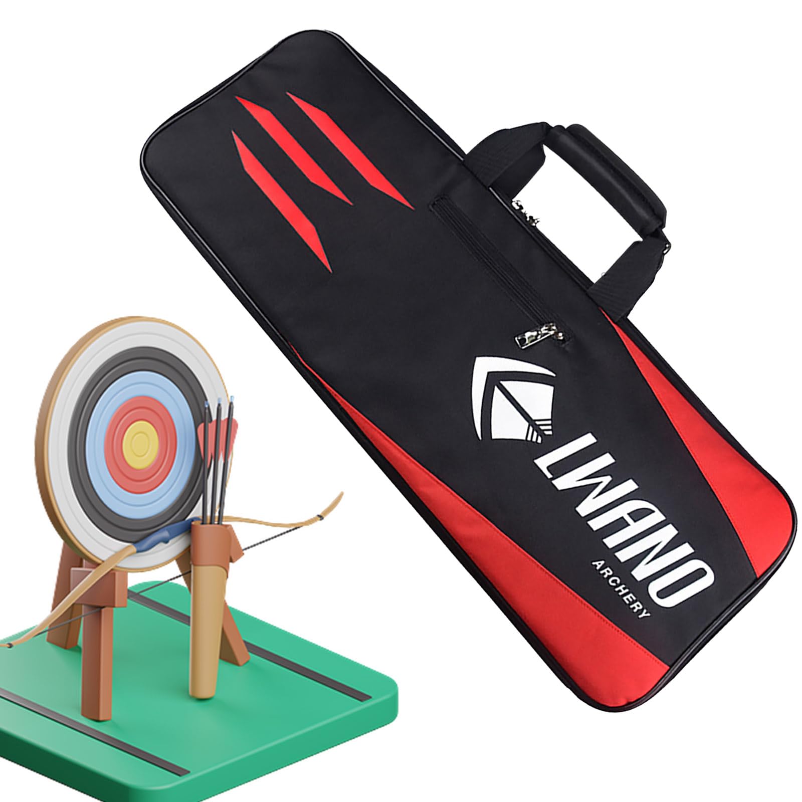 SOONHUA Custodia per Arco Ricurvo - Multi Tasche per Accessori da Caccia e Tiro con l'Arco
