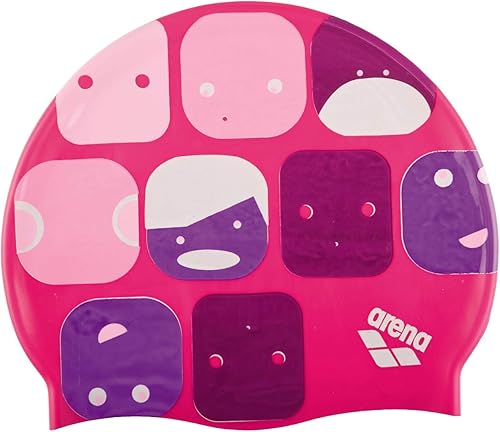 Miniatura 25 de Arena Gorra de natación clásica unisex de silicona para niñas y niños, cómoda y duradera, talla única Negro/Plateado,Verde lima