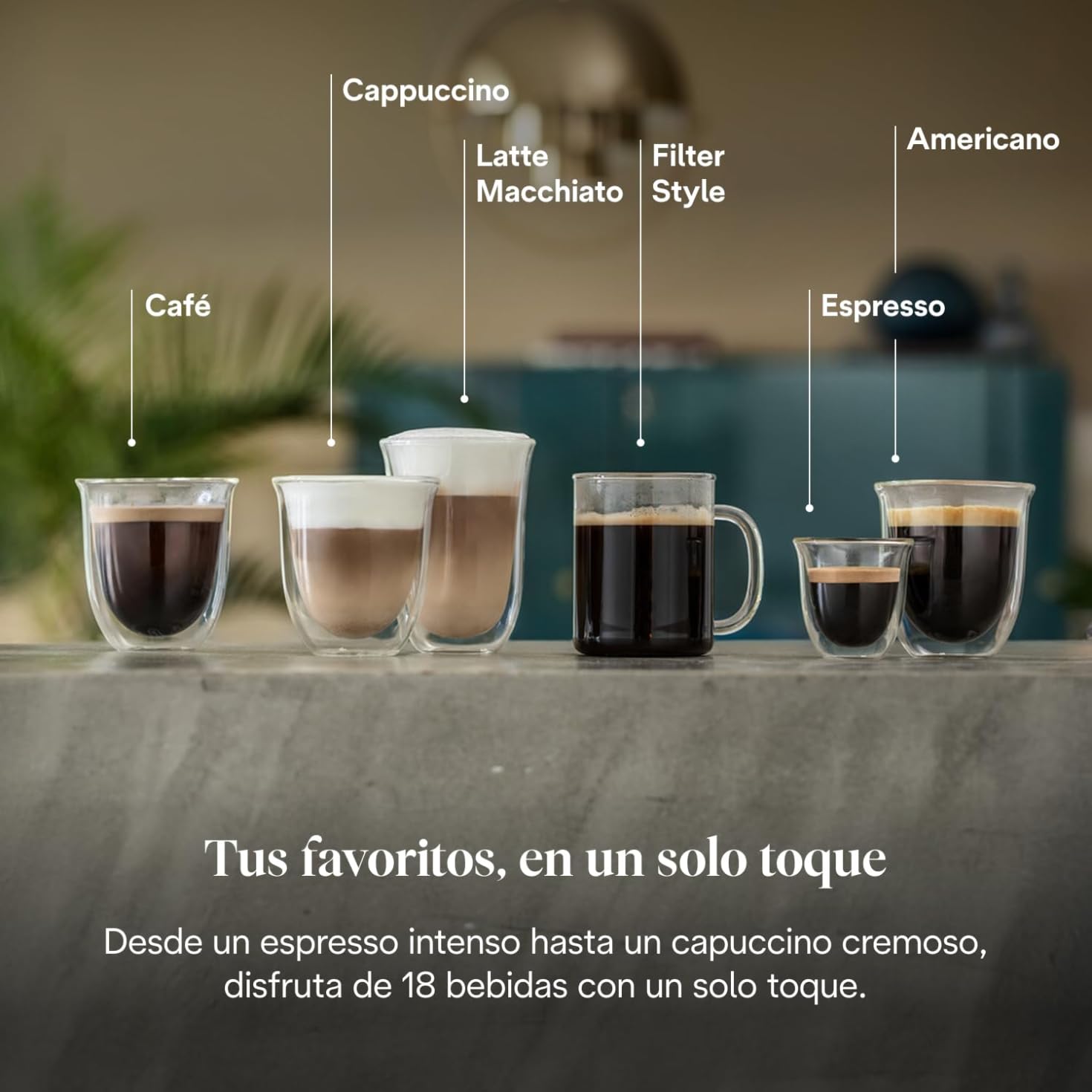 De'Longhi Perfetto Primadonna Soul ECAM612.55.SB Cafetera Superautomática Café y Cappuccino con Sistema de Leche LatteCrema, Tecnología Bean to Cup, 18 Bebidas, App Control