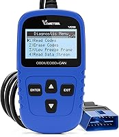 VDIAGTOOL VD10 OBD2 Scanner: Read/Clear Engine Codes, Turn Off CEL, Live Data & I/M Readiness for All OBDII Cars - Plug & Play Diagnostic Tool