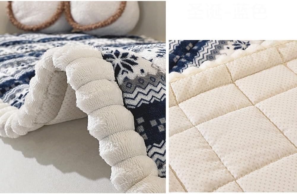 Przytulny czarny płatek śniegu pokrowiec na sofę gruby flanelowy 3-osobowy ochraniacz na kanapę antypoślizgowy design przyjazny dla zwierząt ochraniacz na meble 60 x 203 cm stylowy wystrój domu