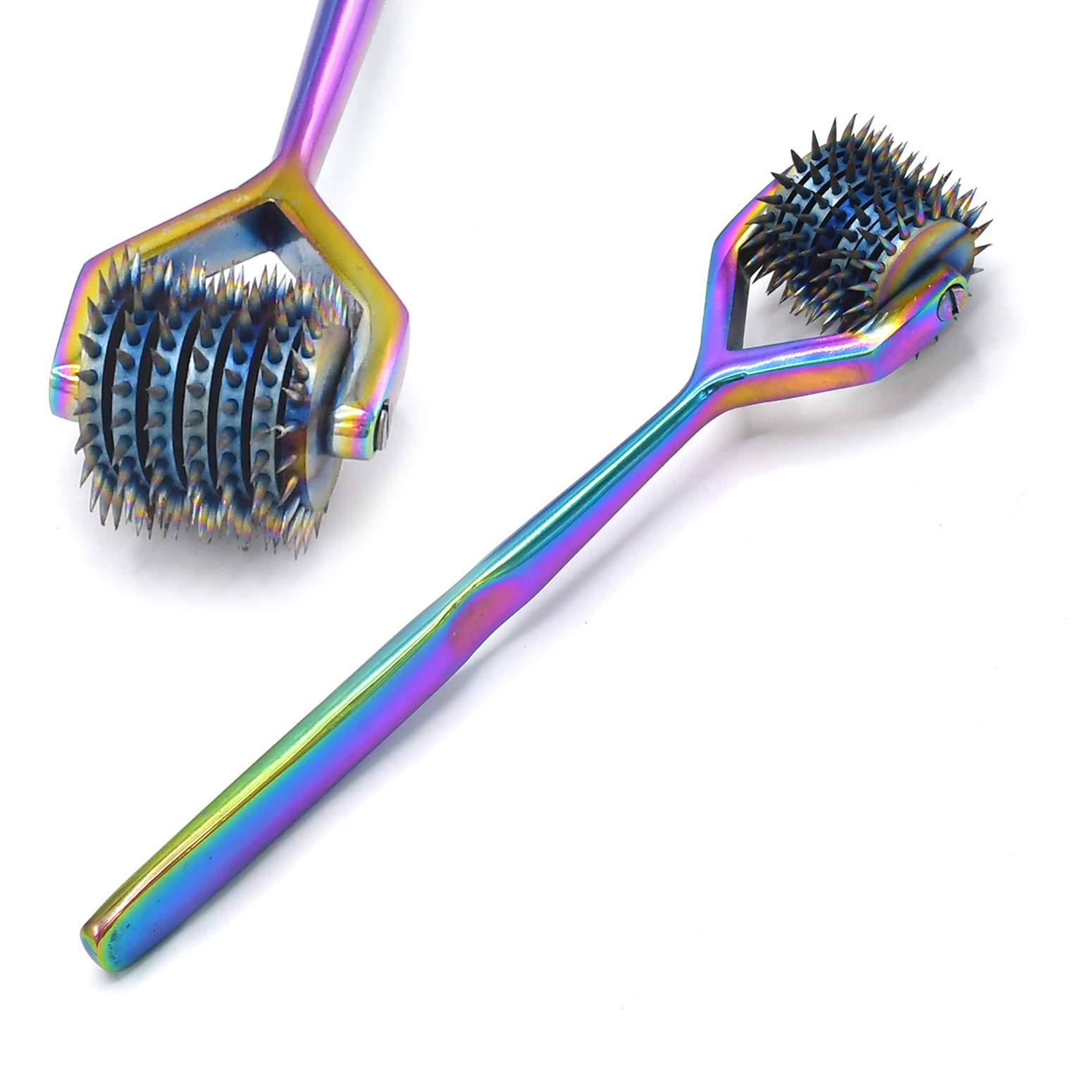 AAProTools 1 Piece Rainbow Color Wartenberg Wheel 7 Head Wartenberg Pinwheel Skin Sensation Diagnostic for Couples