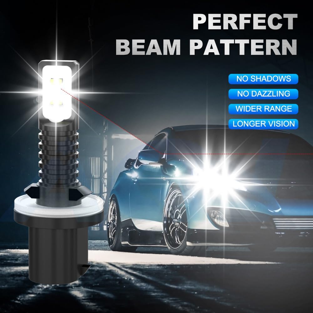 For John Deere Gators XUV 625i, 825i, 855D, S4 Super beam LED light bulbs, 6000K Cool White, Powerful 880/885/893/899/890/887 Work Lights, 2-Pack