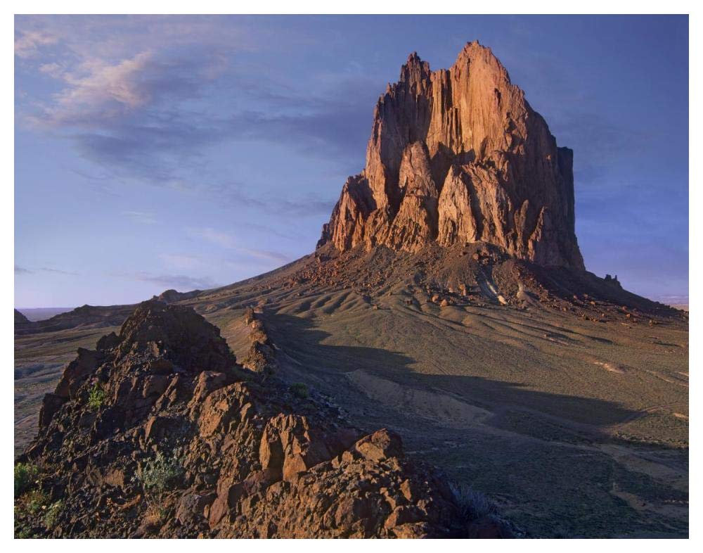 Artworks Italia Shiprock, el núcleo de basalto de un volcán extinto, Nuevo Papel Mexicano, 50 x 38 Pulgadas