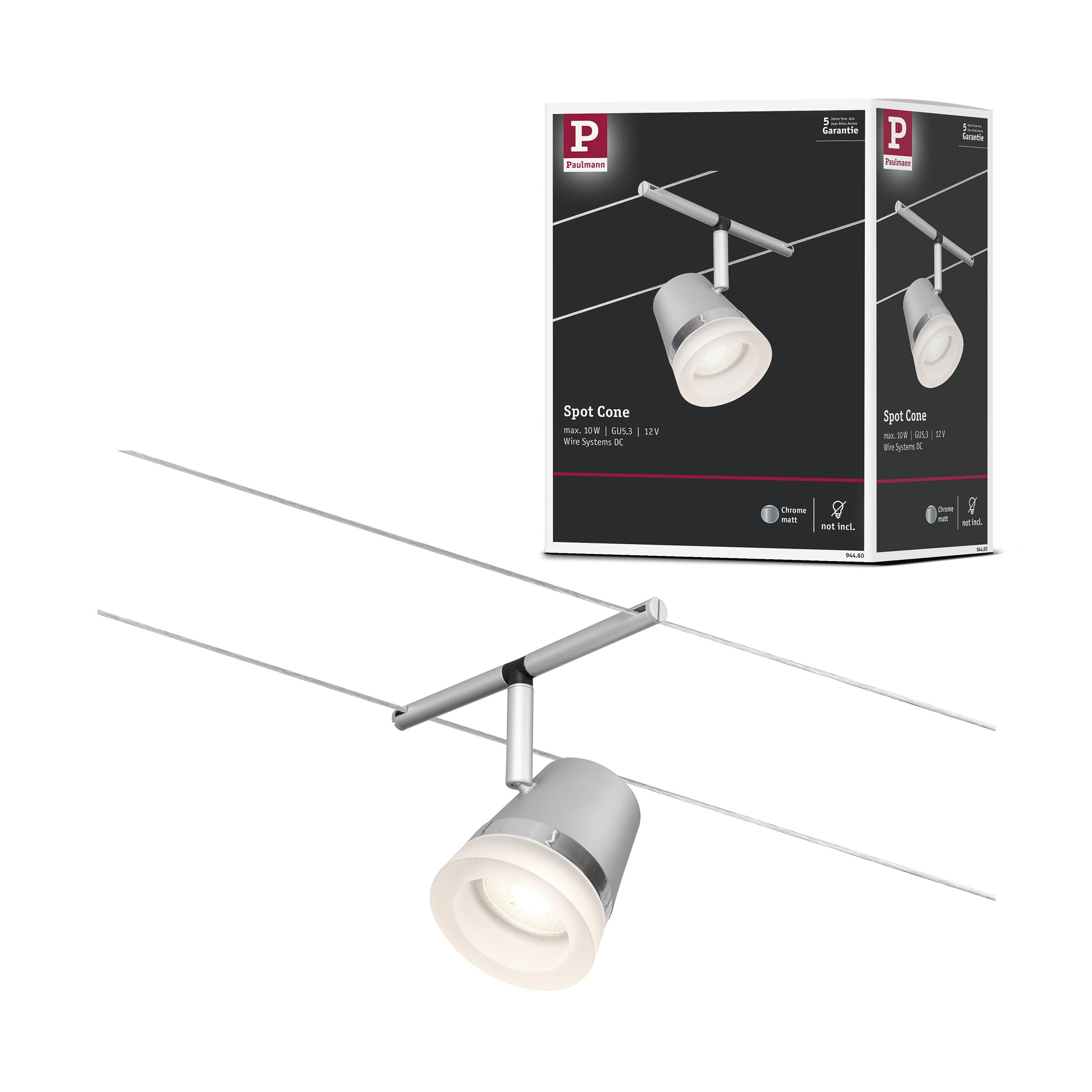Foco ampliable Paulmann CorDuo para solucionar techos difíciles con GU5,3 7