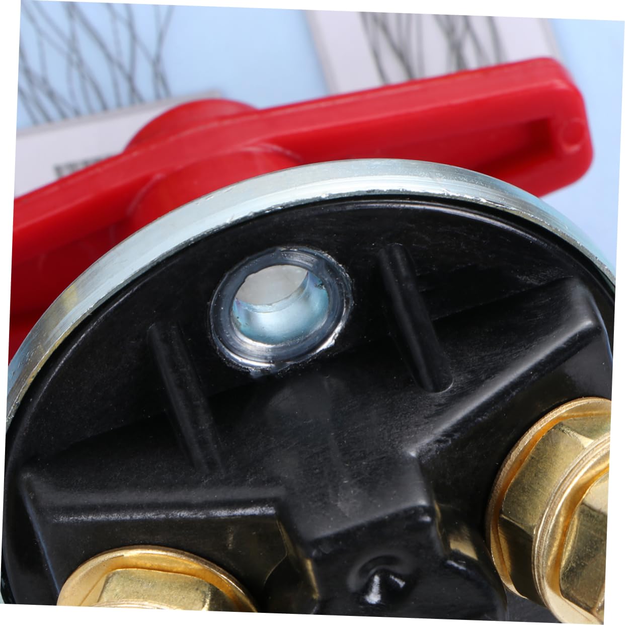 Alipis Battery Disconnect Isolator Switch for Car Boat Van Truck Motorcycle Power Cut Off Compact Sturdy Easy to Install