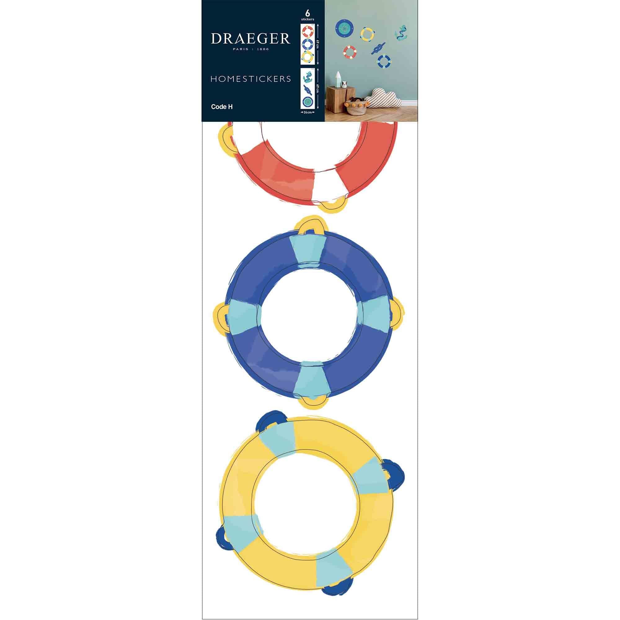 DRAEGER PARIS 1886 Adhesivo Decorativo, Multicolor, Moyen