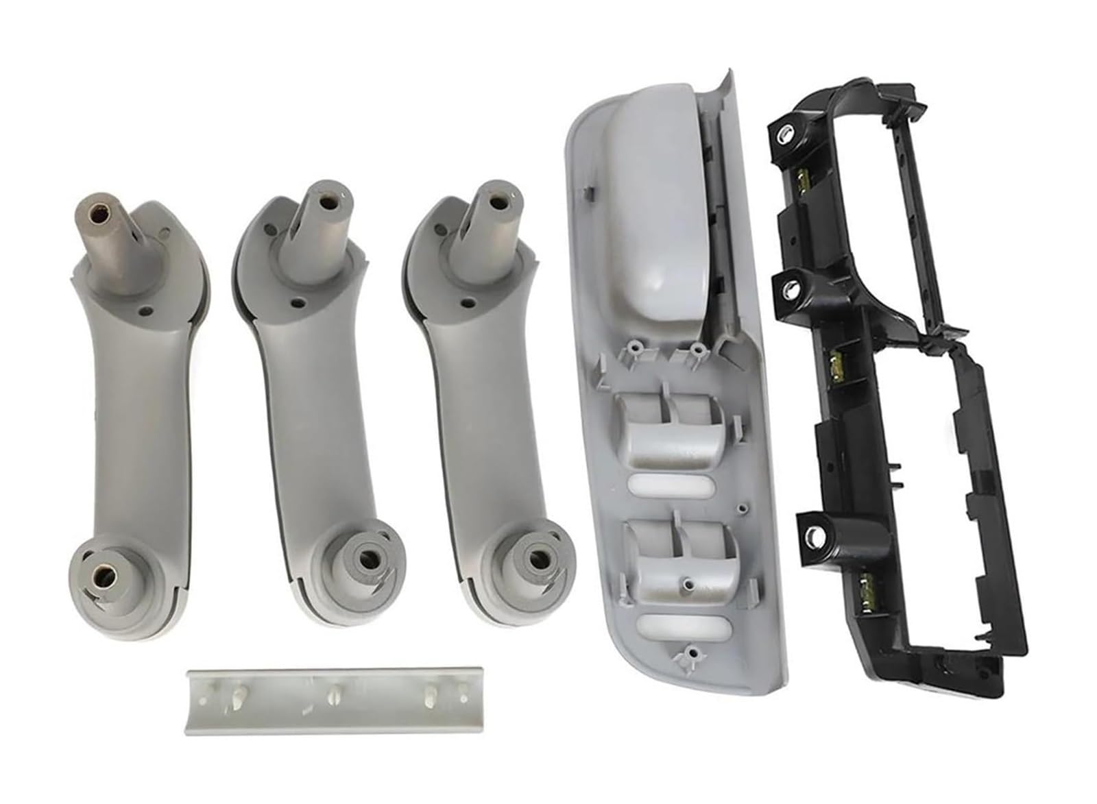 TYTYASS Inner Door Handle for VW for B&ORA for Golf 4 MK4 1999-2004 Armrest Grey Interior Door Handle 1J4867179A 3B1867171E7D(4door Left6pcs)