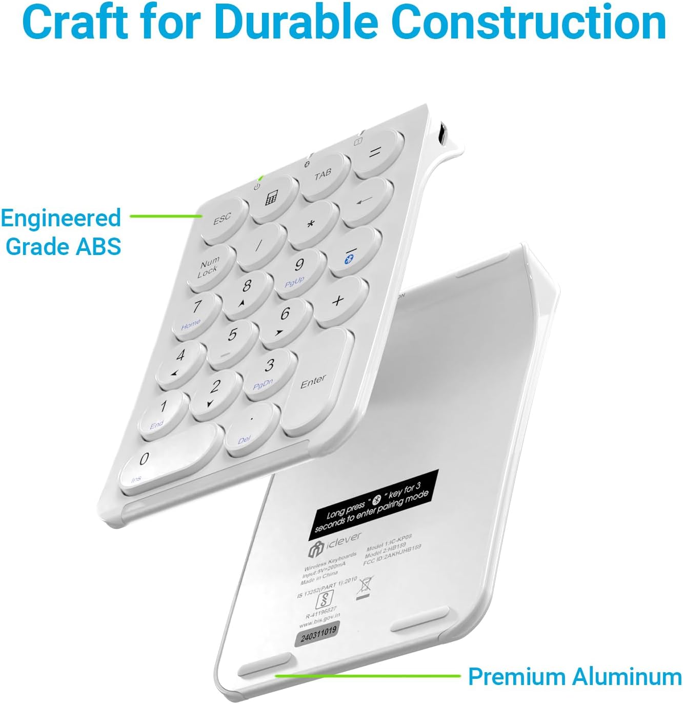 iClever KP08 Durable Construction