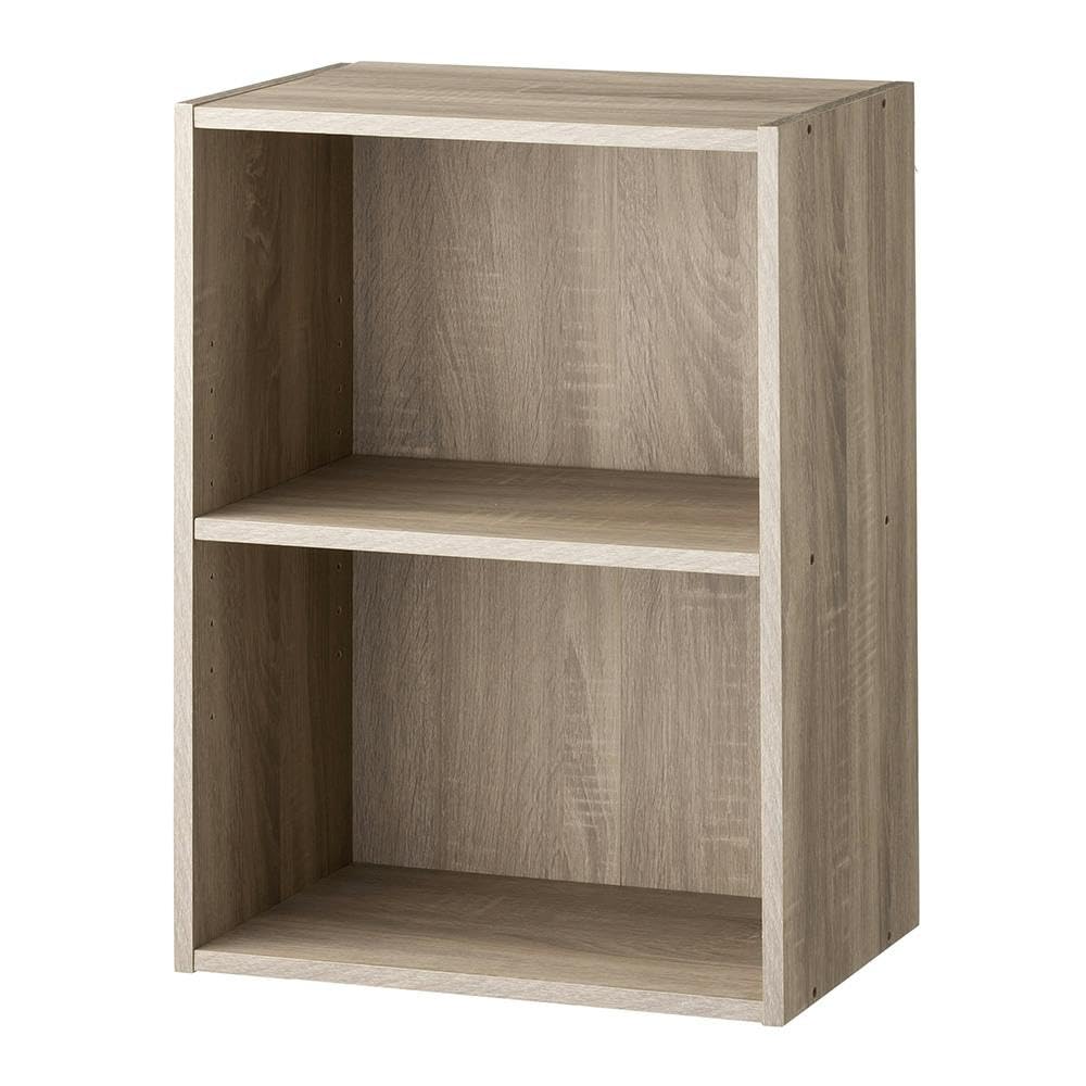 Amazon｜カインズ(CAINZ) 可動棚収納ボックス2段 ナチュラルエルム SH1