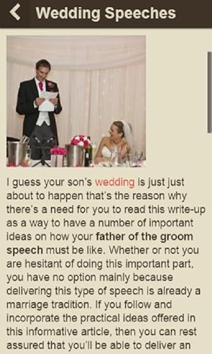 Discursos do casamento