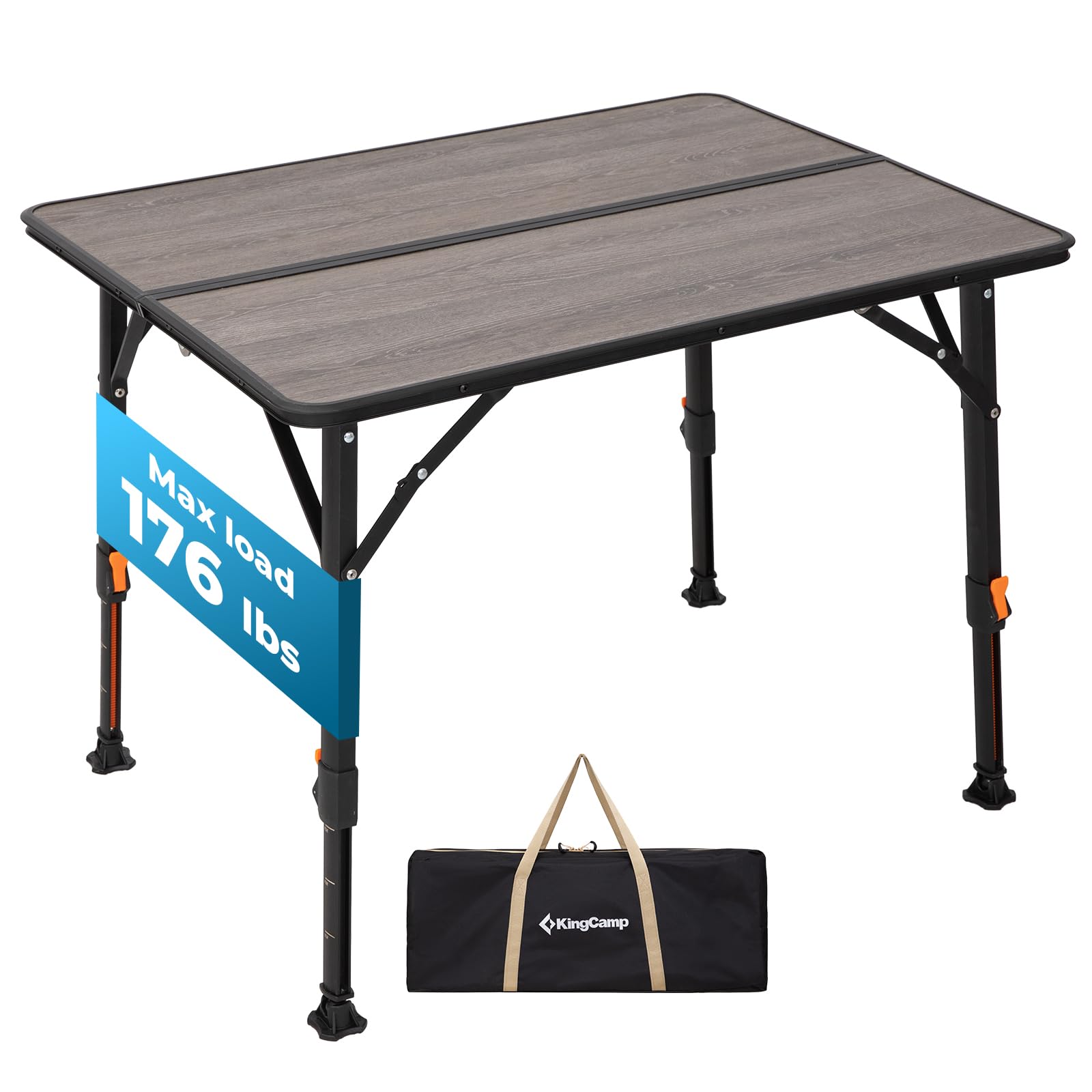 Tavolino Da Esterno Pieghevole KingCamp In Alluminio - Leggero, Portatile Per Campeggio - Foto 13